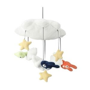 Ikea Himmelsk Mobile Crib Plush Clouds Animals Stars Multicolor